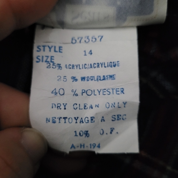 SEARS | vintage pleated plaid tartan true wrap schoolgirl school uniform skirt - Picture 6 of 6